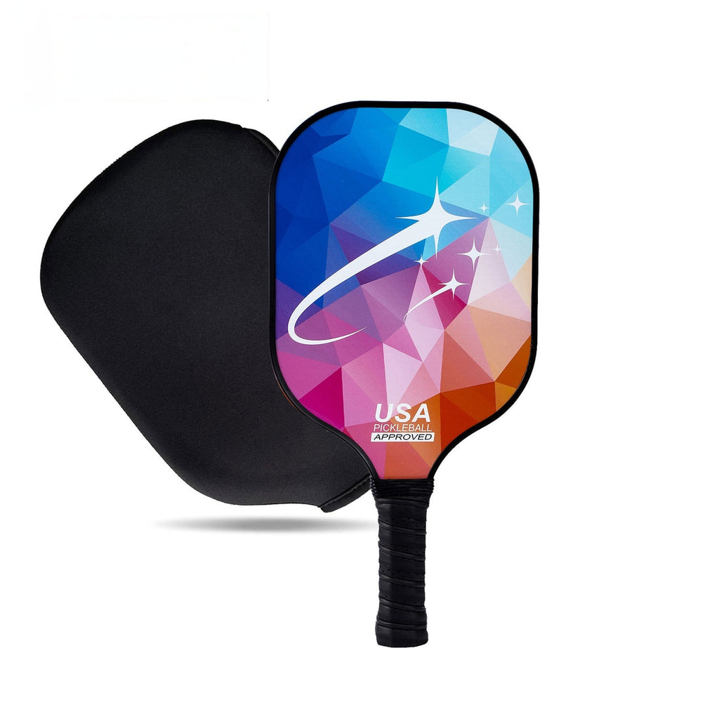 PickAway Vibrant Fiberglass Pickleball Paddle – Lightweight PP Honeycomb Core Racket (213g)