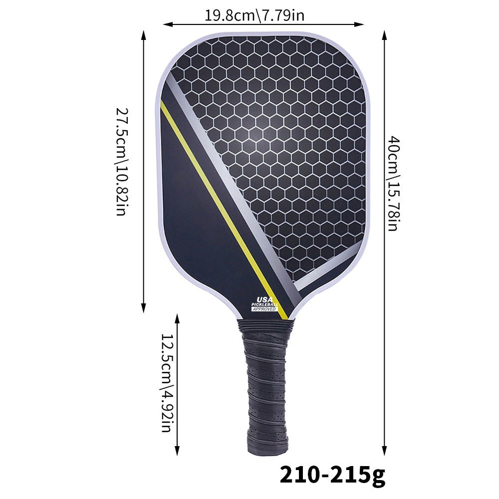PickAway Dynamic Fiberglass Pickleball Paddle – Lightweight PP Honeycomb Core Racket (213g)