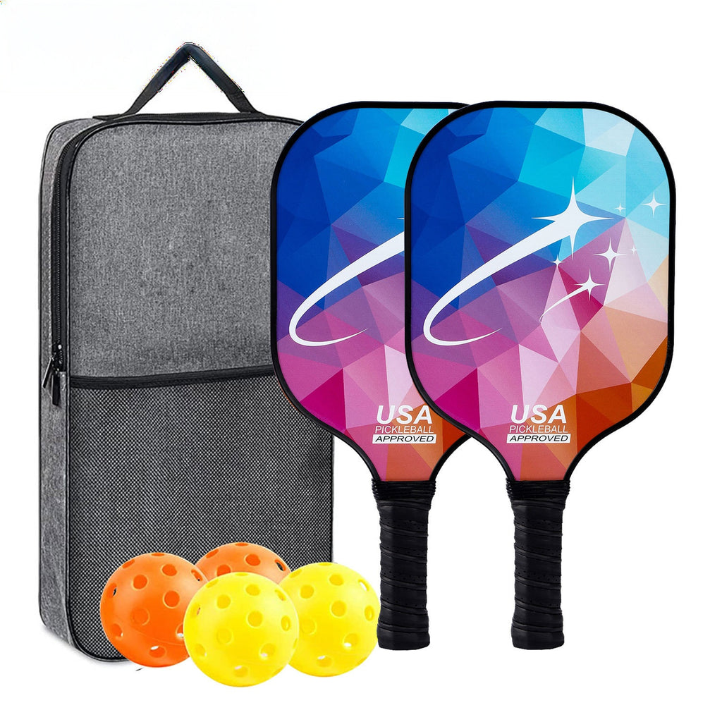 PickAway Vibrant Fiberglass Pickleball Paddle – Lightweight PP Honeycomb Core Racket (213g)